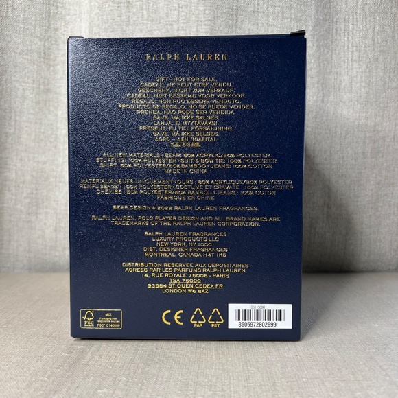 Ralph Lauren bear toy in tuxedo - Picture 6 of 8